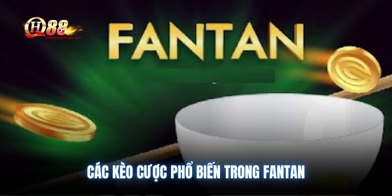 Các kèo cược phổ biến trong Fantan